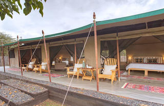 Asilia Ol Pejeta Bush Camp - Family Tent Exterior