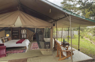 Asilia Ol Pejeta Bush Camp - Guest Tent Exterior