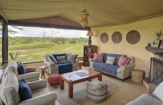 Asilia Ol Pejeta Bush Camp - Lounge Area