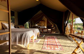 Asilia Ol Pejeta Bush Camp - Family Tent Interior