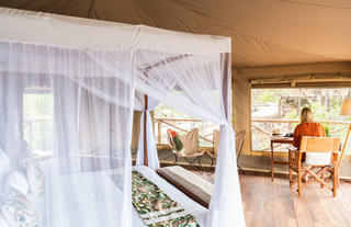 Inside Tent