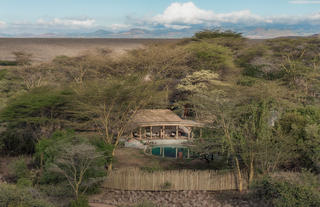 Pool Area Aerial View