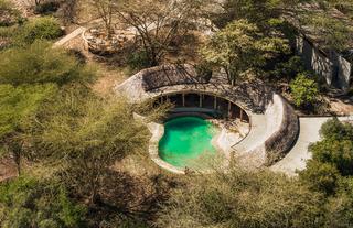 Pool Aerial View