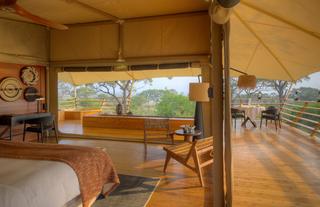 tented suite at Serengeti Bushtops