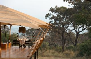 private dining at Serengeti Bushtops