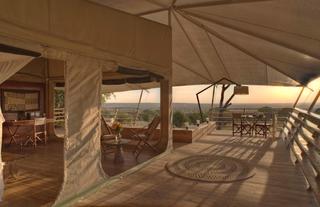 tent suite at Serengeti Bushtops