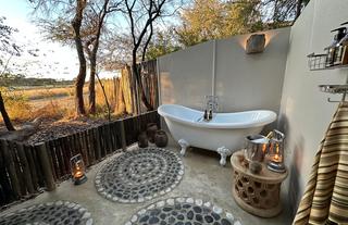 The Hide Deluxe Tents Outdoor Bathroom