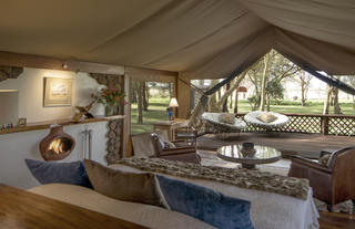 Inside a Luxury Tent at Sirikoi Lodge