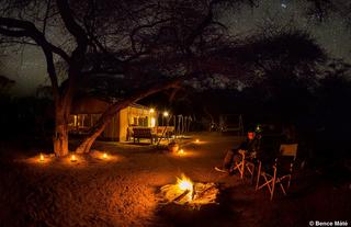 Bonfire at Porini Amboseli Camp
