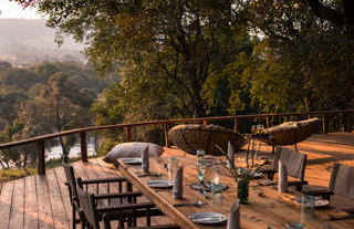 Dinner on the deck