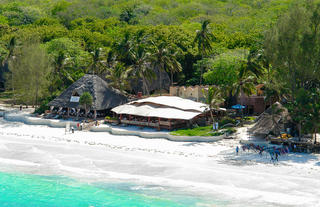 Beach Bar and restaurant from above