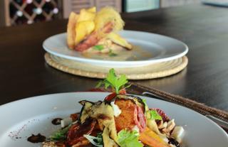 Grilled vegetables salad