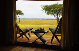 View of Musabi Plains from Verandah