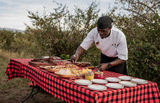Sundowners in the Mara