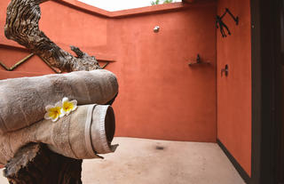 Impala Lily suite outdoor shower