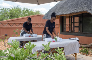 Set up for massage