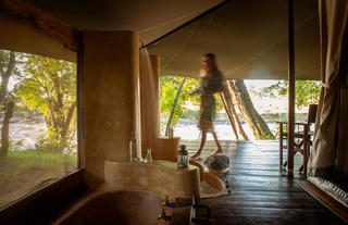 Tent Interior Bathroom