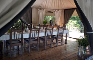 Dining tent