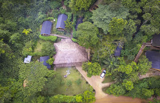 Buhoma Lodge - Aerial View