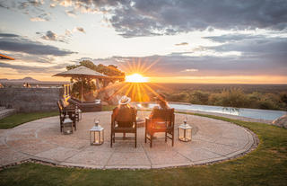 Sunset at Mountain Lodge