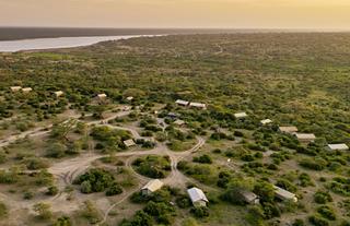 Aerial View of the Camp