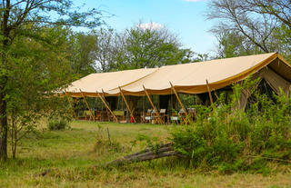 External View of Lounge & Dining Tents