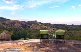 View overlooking National Parks from atop Big Cave Ridge
