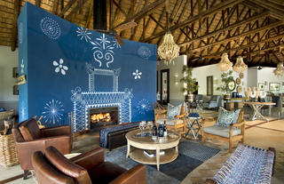 Island Lodge lounge and interior