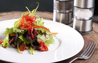 Fine dining - Chef's Biltong salad