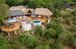 Arial view of Ngoma Safari Lodge 