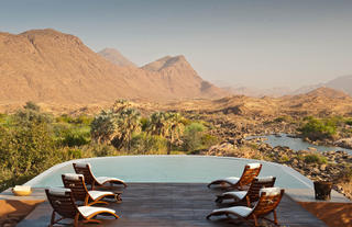 Pool views of incredible Namibian landscapes
