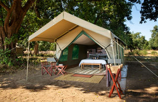 Mana River Camp - Tent view in