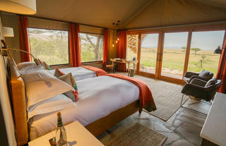 Naboisho Camp - Twin Tent Interior