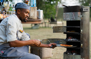 Naboisho Camp - Campfire Pizza Oven