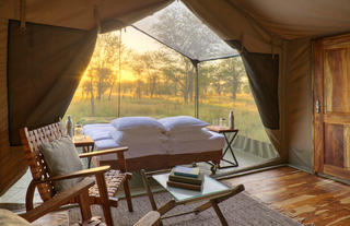 Olakira Camp - Tent view from the lounge area