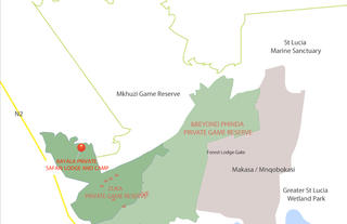 Map of the Mun-Ya-Wana Conservancy