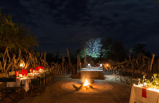 Boma- evening dining under the stars