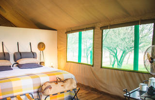 Bedroom details at Explorers Camp