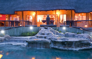View of Deck, Pool and Main lodge building