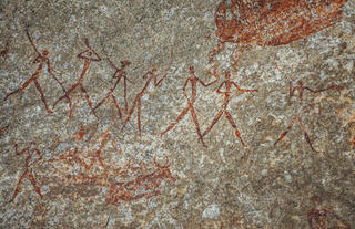 San People Cave Paintings 