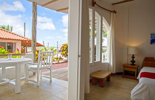 Garden Rooms overlook peaceful tropical gardens