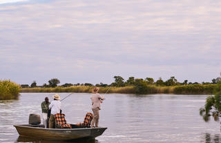 Fishing on the Okavango Panhandle