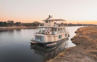 Chobe Princess at Serondela Mooring