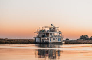 Chobe Princess at sunset