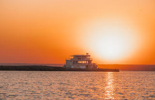 Chobe Princess at sunset 1