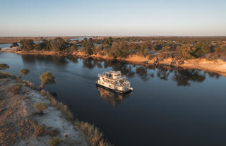 Chobe Princess close to Serondela