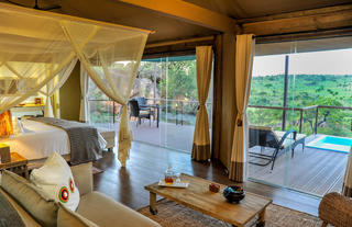 Tented Suites with private plunge pools