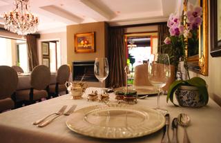 The Residence - optional dinner served in the elegant dining room.