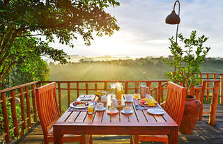 Breakfast terrace