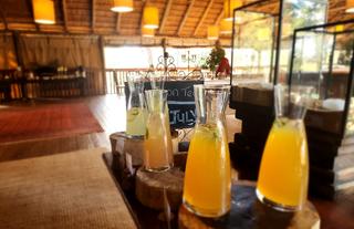 Afternoon ice tea at Chisomo Safari Lodge 